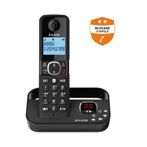 Téléphone fixe sans fil Alcatel F860 Voice Noir Noir - Publicité