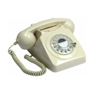 Téléphone fixe rétro ivoire 746 Rotary - GPO Retro - Publicité