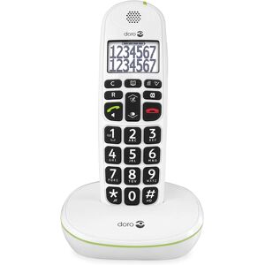 Doro PhoneEasy 110 Blanc Telephone sans fil Modeles a grosses touches