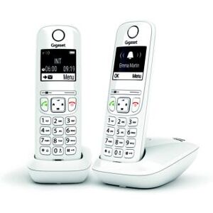 Siemens Téléphone sans fil AS690 Duo  Gigaset - blanc - Publicité