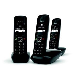 Siemens Téléphone sans fil AS690 Trio Gigaset - noir - Publicité
