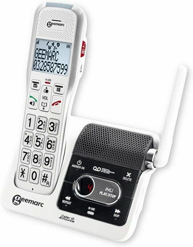 GEEMARC Téléphone Senior 595 U.L.E par Blanc - Geemarc