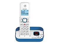 Alcatel F860 Voice Téléphone analogique Identification de l'appelant Bleu, Blanc