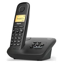 Siemens Téléphone répondeur sans fil Gigaset AL170A Noir