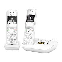 Siemens Pack duo téléphone répondeur sans fil Gigaset AS690A - blanc
