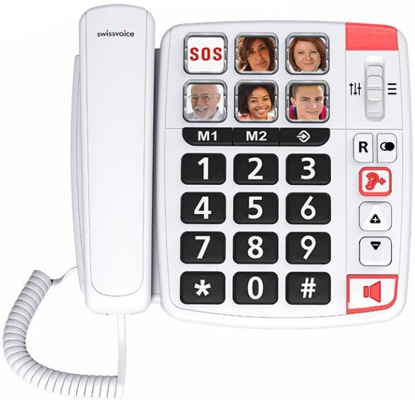 Swissvoice Xtra 1110 - Téléphone filaire > Téléphone grosses touches