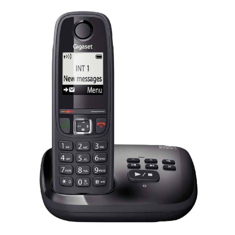 Siemens Gigaset AS405A - Téléphone sans fil > Téléphone DECT avec répondeur > 1 combiné