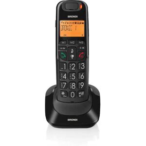 Brondi Bravo Bright Telefono DECT Identificatore di chiamata Nero