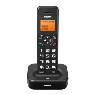 Brondi Bravo Star Telefono DECT Identificatore di chiamata Nero