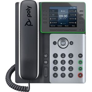 POLY Edge E320 telefono IP Nero, Argento 8 linee (2200-87000-025)