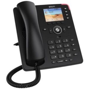 TELEFONO SNOM D713 W/O PS BLACK (00004582)