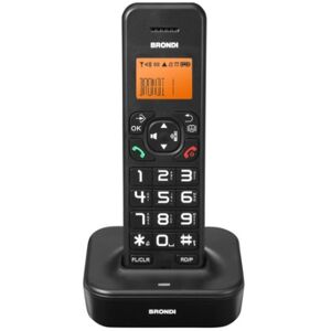 Brondi Bravo Star Telefono DECT Identificatore di chiamata Nero (10278070)