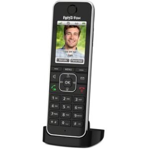 AVM 20002964 FRITZ!Fon C6 Black Telefono DECT Identificatore di chiamata Nero (20002964)