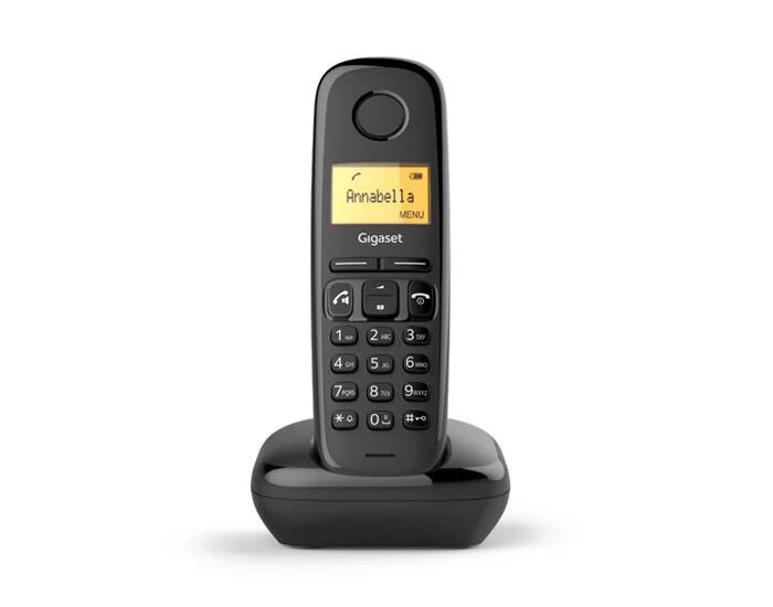 Siemens Gigaset A270 Telefono DECT Identificatore di chiamata Nero