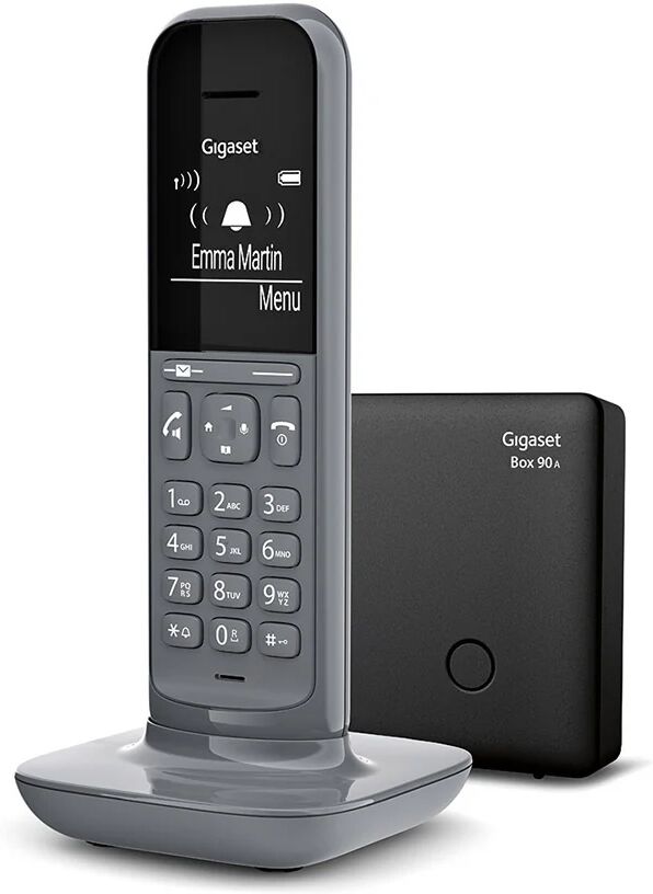 Siemens Gigaset CL390A Telefono analogico/DECT Identificatore di chiamata Grigio