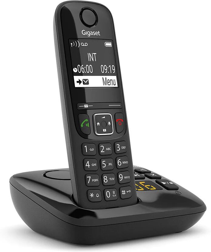 Siemens Gigaset AS690A Telefono analogico/DECT Identificatore di chiamata Nero