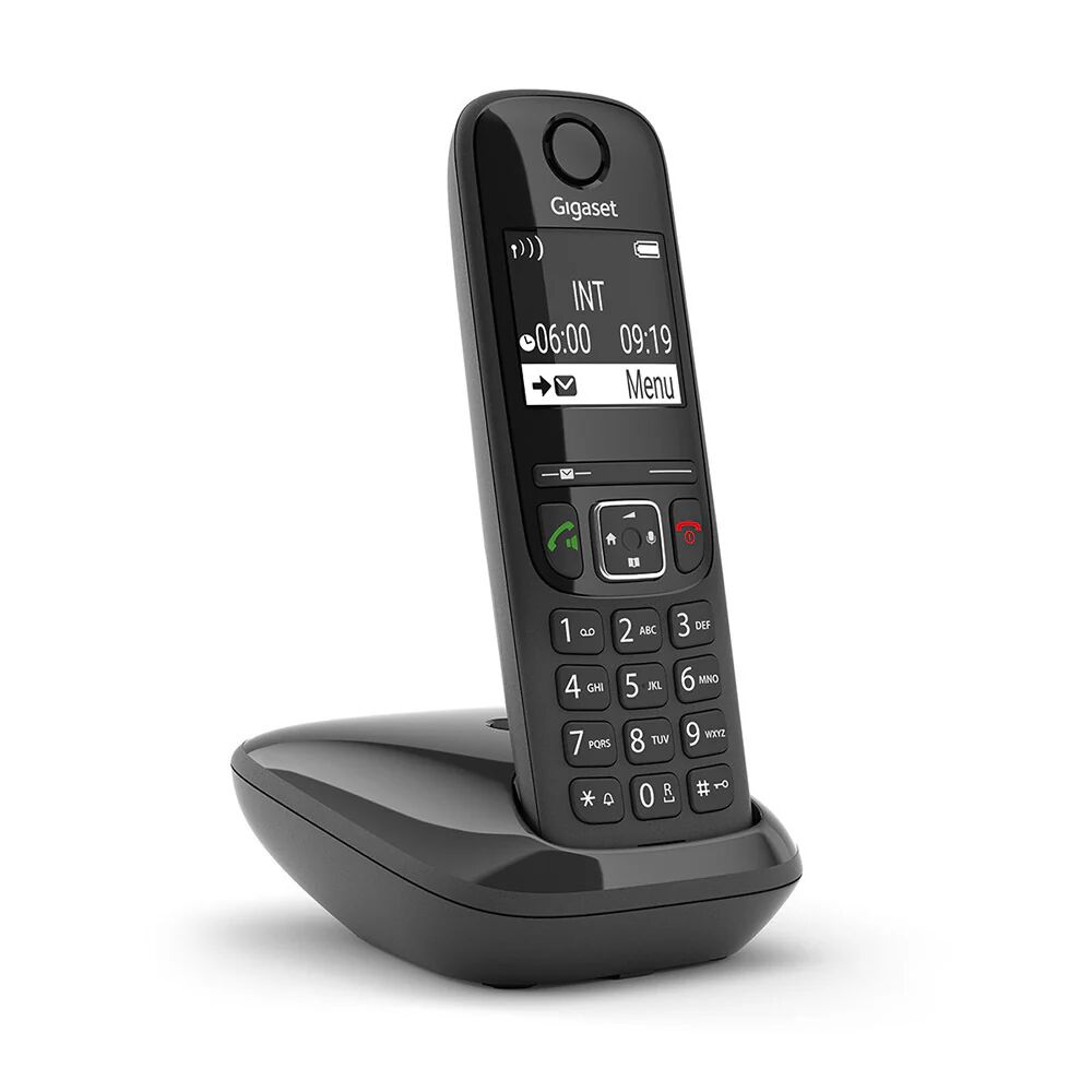 Siemens Gigaset AS690 Telefono analogico/DECT Identificatore di chiamata Nero