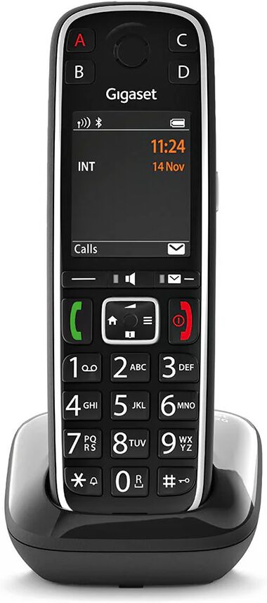 Siemens Gigaset E720 Telefono analogico/DECT Nero Identificatore di chiamata