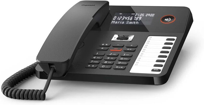 Siemens Gigaset DESK 800A Telefono DECT Nero