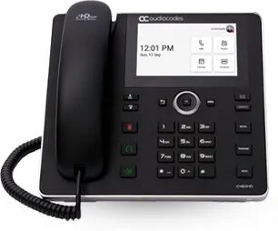 AudioCodes C455HD telefono IP Nero 8 linee TFT [TEAMS-C455HD]