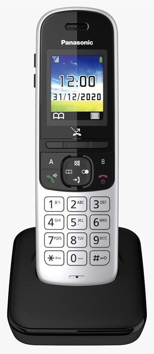 panasonic kx-tgh710jts-nero/silver