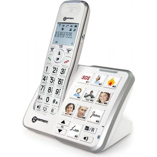 Horend Goed Geemarc PH-295 - Single DECT telefoon - Antwoordapparaat - Wit