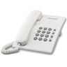 Panasonic KX-TS500 zintegrowany system telefoniczny (6-biegowa regulacja głośności w słuchawce, zgodność z aparatami słuchowymi (HAC)), biały