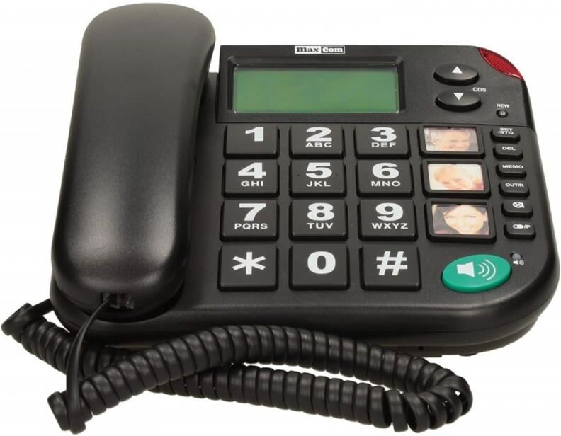 Maxcom Telefone Fixo Maxcom  Kxt480 Preto