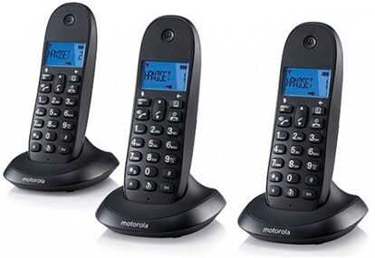 Motorola Telefone S/ Fios Digital C1003lb+ Trio (preto) - Motorola