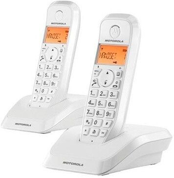 Motorola Telefone S/ Fios Digital S1202 Duo (branco) - Motorola
