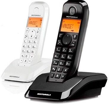 Motorola Telefone S/ Fios Digital S1202 Duo Preto/branco - Motorola