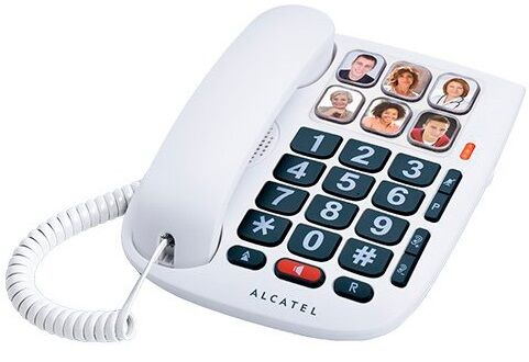 Alcatel Telefone C/ Fios Tmax 10 Teclas Grandes (branco) - Alcatel