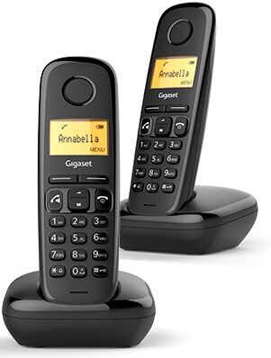 Gigaset Pack 2x Telefone S/ Fios Dect A270 Duo (preto) - Gigaset