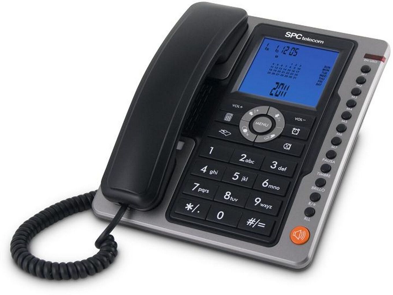 Spc Telefone Office Pro C/ Ecrã Led (preto) - Spc