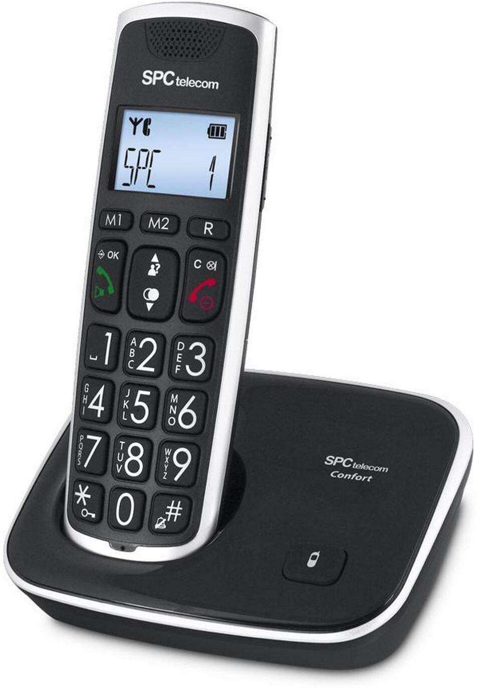 Spc Telefone Telecom 7608n C/ Teclas Grandes (preto) - Spc