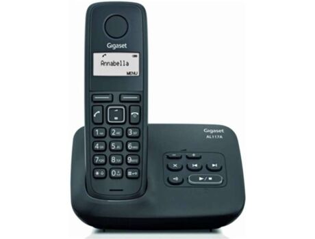 Siemens Telefone Sem Fio AL117A Preto