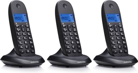 Motorola Telefone Trio C1003LB+ Preto