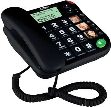 Maxcom Telefone Fixo KXT480 Preto