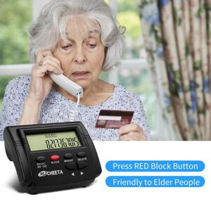 TOMTOP JMS Call Blocker for Landline Phones Telephone 2000 Caller ID Box Blocking One Touch Number Block
