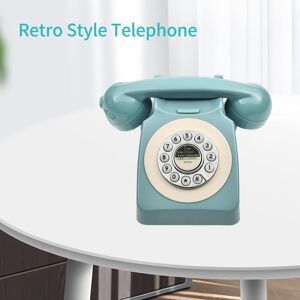 TOMTOP JMS Desktop Corded Phone 80s Vintage Retro Style Telephone Desk Landline Phone Support Ring Volume