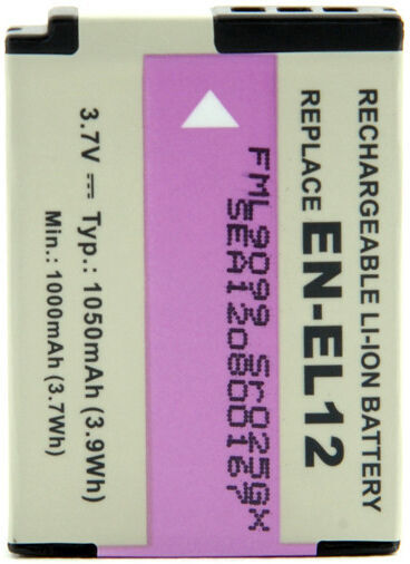 NX ™ NX - Batterie photo 3.7V 1050mAh - EN-EL12 ; ENEL12