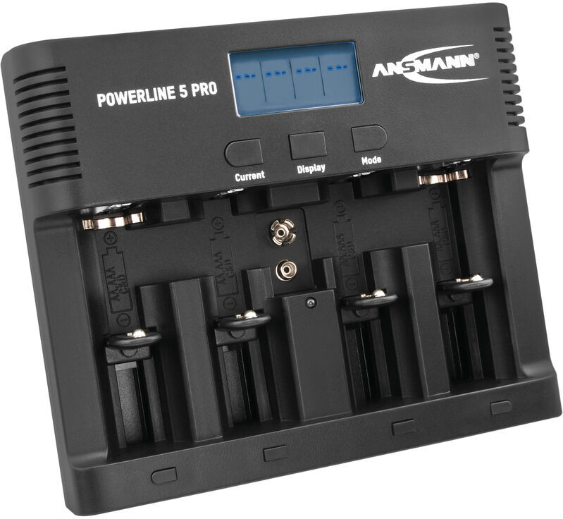 Ansmann Ag - Chargeur à piles ANSMANN pour 4 AA/AAA/C/D + bloc 9V - station de