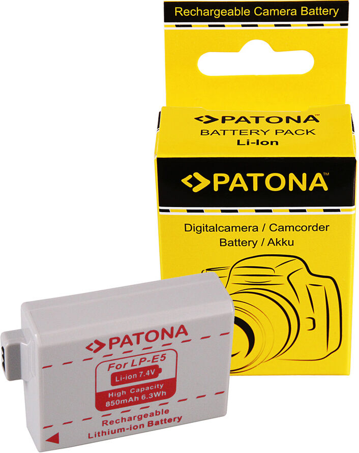 PATONA Batterie Canon LP-E5 (850mAh)