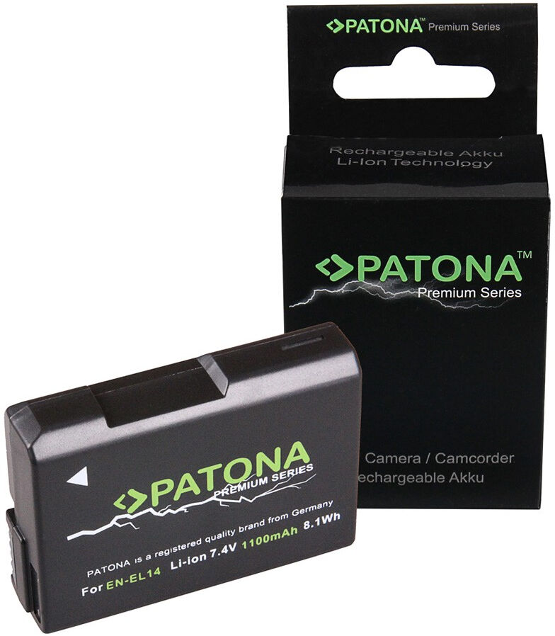 PATONA Batterie Nikon EN-EL14 (1100mAh)