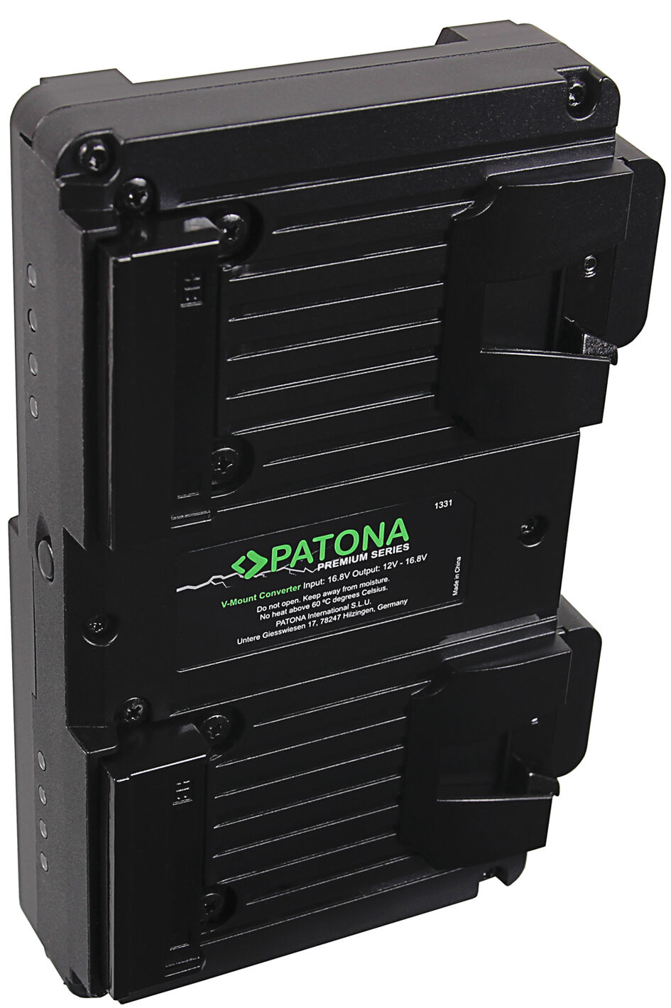PATONA Adaptateur V-Mount Hot Swap Premium pour 2x Batteries