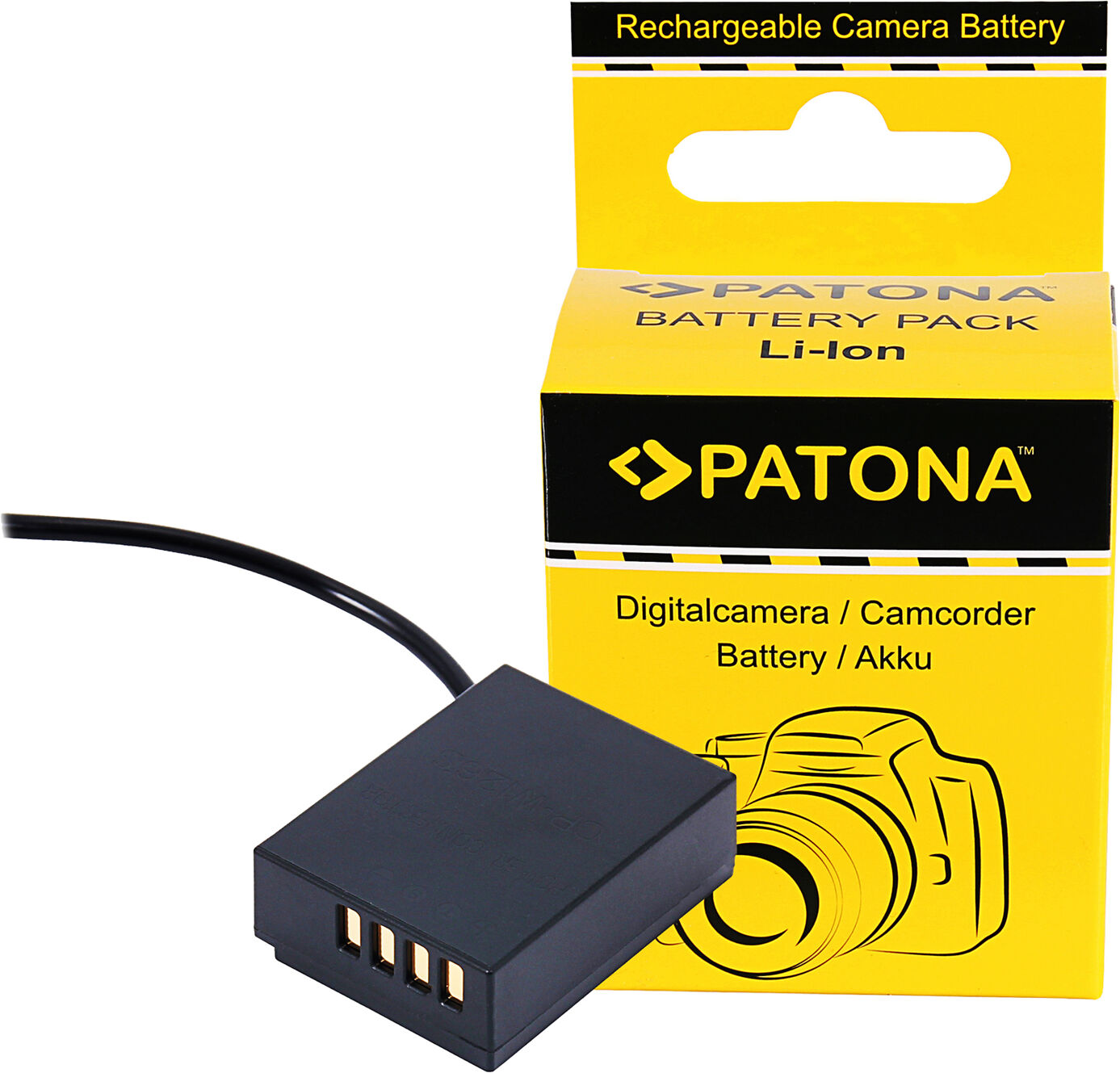 PATONA Adaptateur de Batterie d'Entrée D-TAP pour Fuji NP-W126s