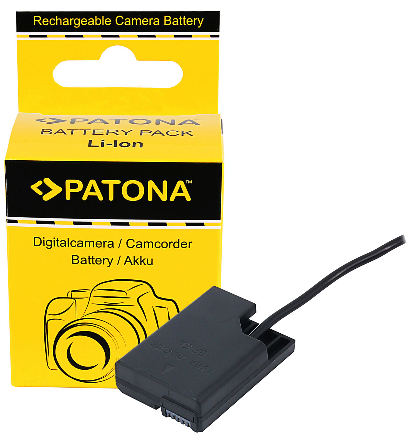 PATONA Adaptateur de Batterie d'Entrée D-TAP pour Nikon EN-EL14