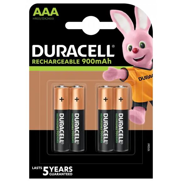Duracell Oplaadbare Batterijen AAA 4 Stuks