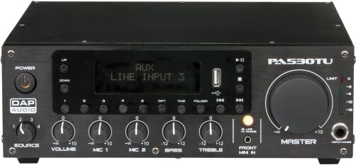 DAP Audio PA-530TU ELA Endstufe / USB Player / Tuner