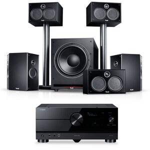 Teufel SYSTEM 6 + Yamaha RX-A4A  Schwarz